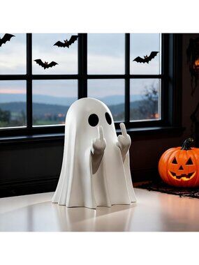 🎃Halloween Cute Ghost Figurine Indoor Decor Ornaments, Spooky Ghost Tabletop